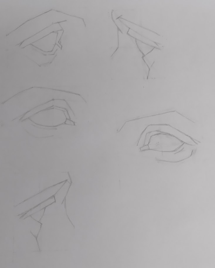 Étude académique réalisée au graphite